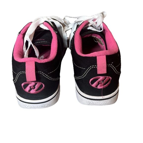 Heelys Girls Skate Shoes Black Pink Youth Size 6 Roller Sneakers - Picture 4 of 10